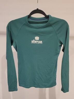 Sherpa Adventure Gear Teal Long Sleeve Top